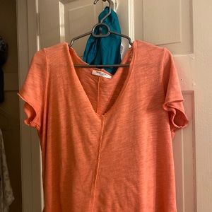 Orange project social T top